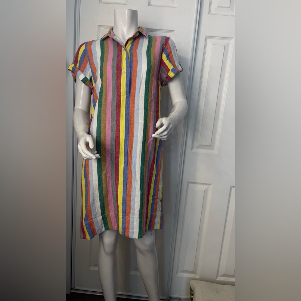J. Crew Colorful Striped Mini Dress - Picture 5 of 13